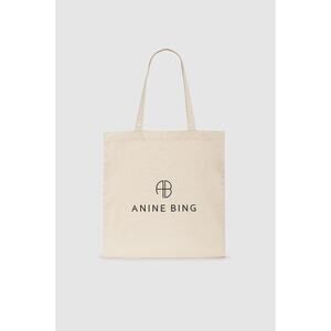 Anine Bing 'Remy' Tan Canvas Tote